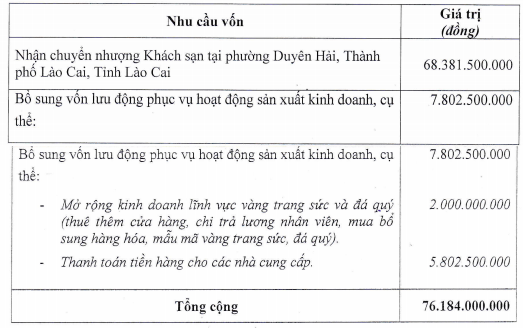 Cencon (CEN) chào bán 7,6 triệu cổ phiếu cổ đông hiện hữu, huy động vốn để mua một khách sạn tại Lào Cai - Ảnh 1.