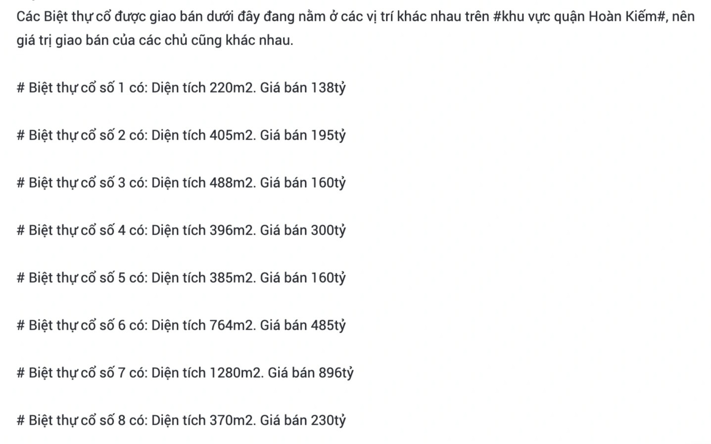 La liệt rao bán ở khu phố đất kim cương, giá mùa dịch vẫn cả tỷ đồng/m2 - 2